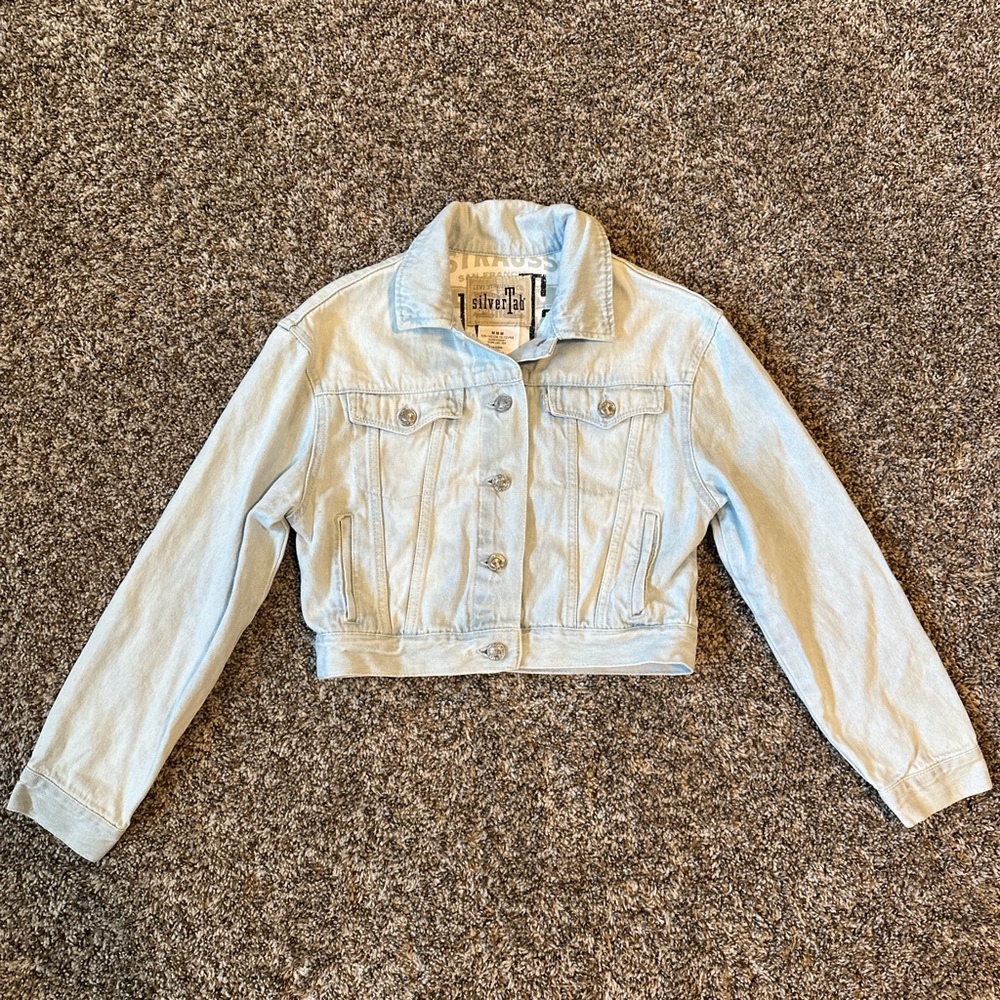 Levi’s Silvertab Womens Jean Jacket Cropped